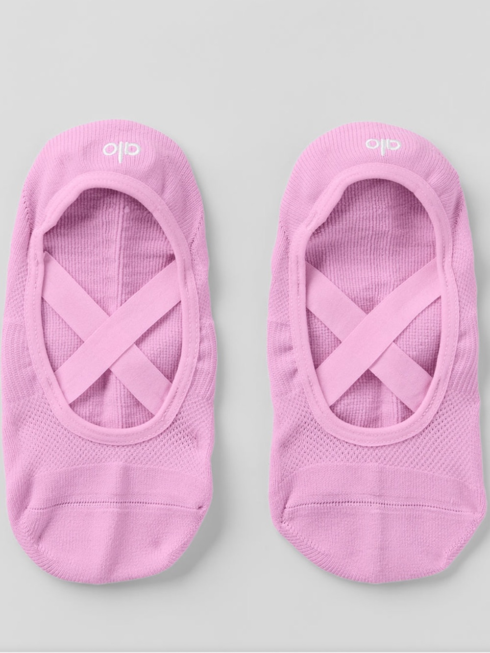 NWT Alo Yoga Pivot Barre Socks - Candy Heart Pink - Size S/M
